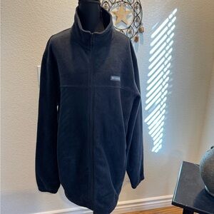 Columbia Men's Charcoal Dark Grey Performance Fleece Jacket Size LT